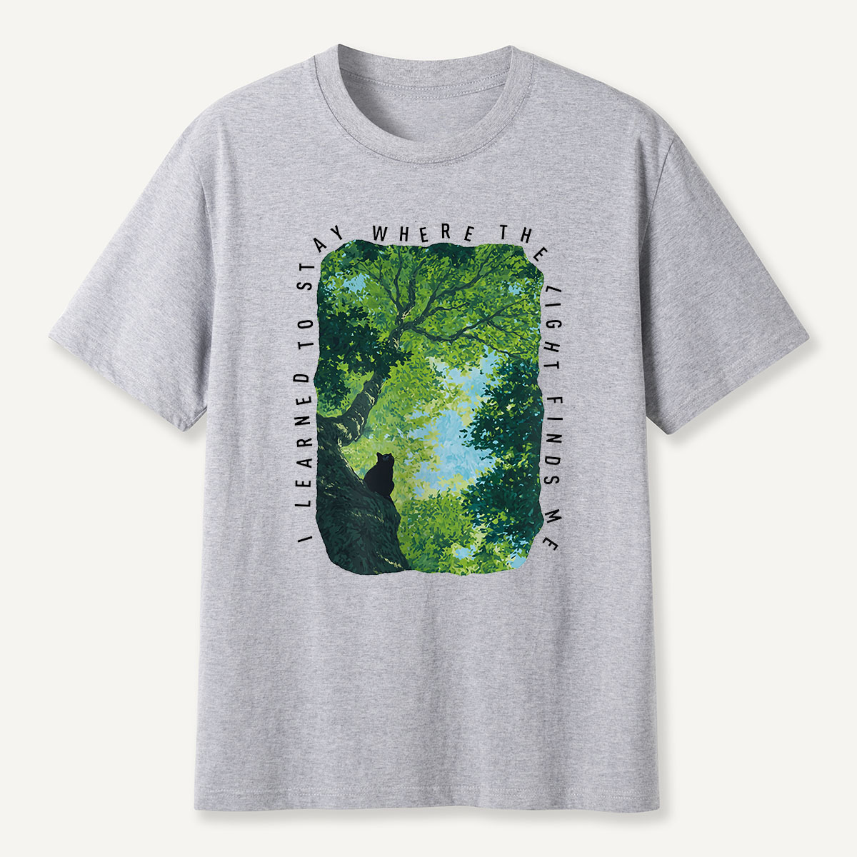 MDCTBYWY26072402 Where the Light Finds Me T-Shirt