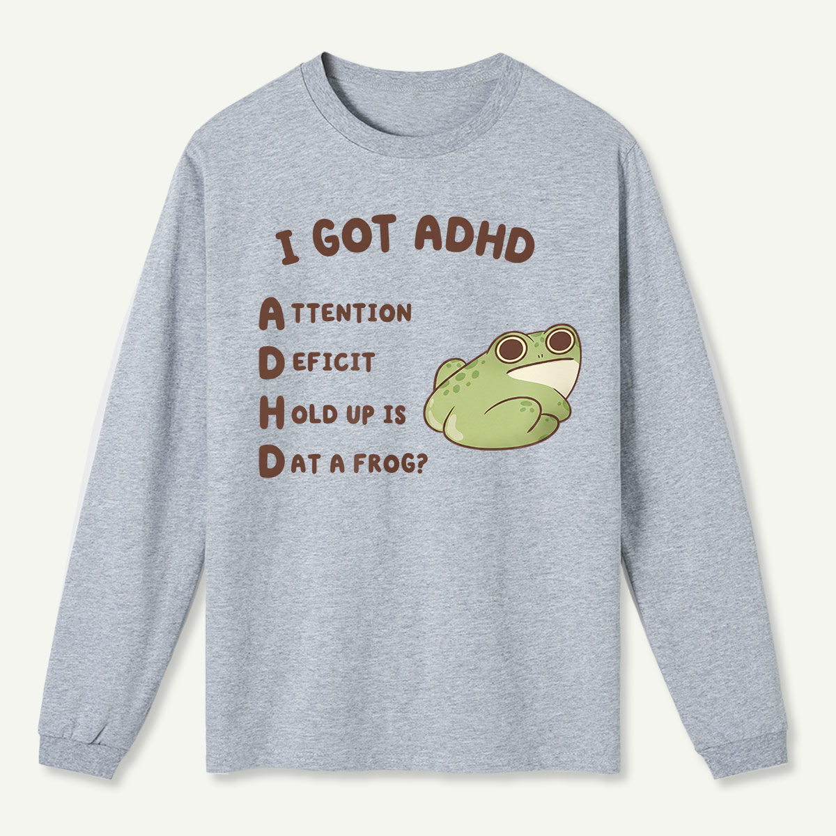 Cartoon Frog Long Sleeve T-Shirt