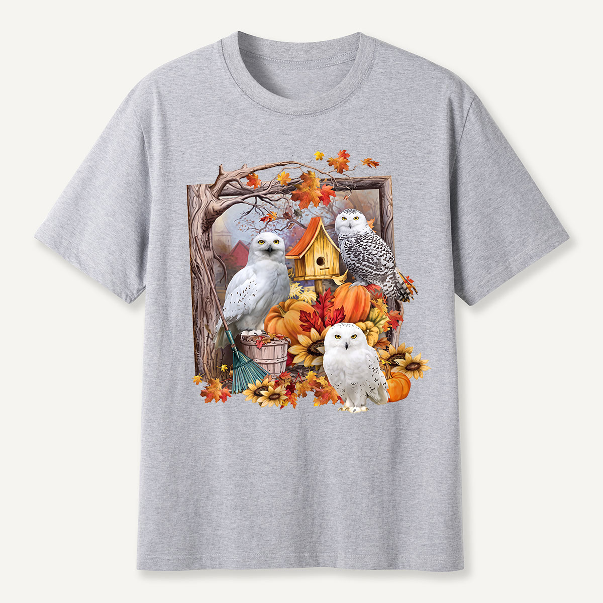 Autumn Snowy Owls T-Shirt