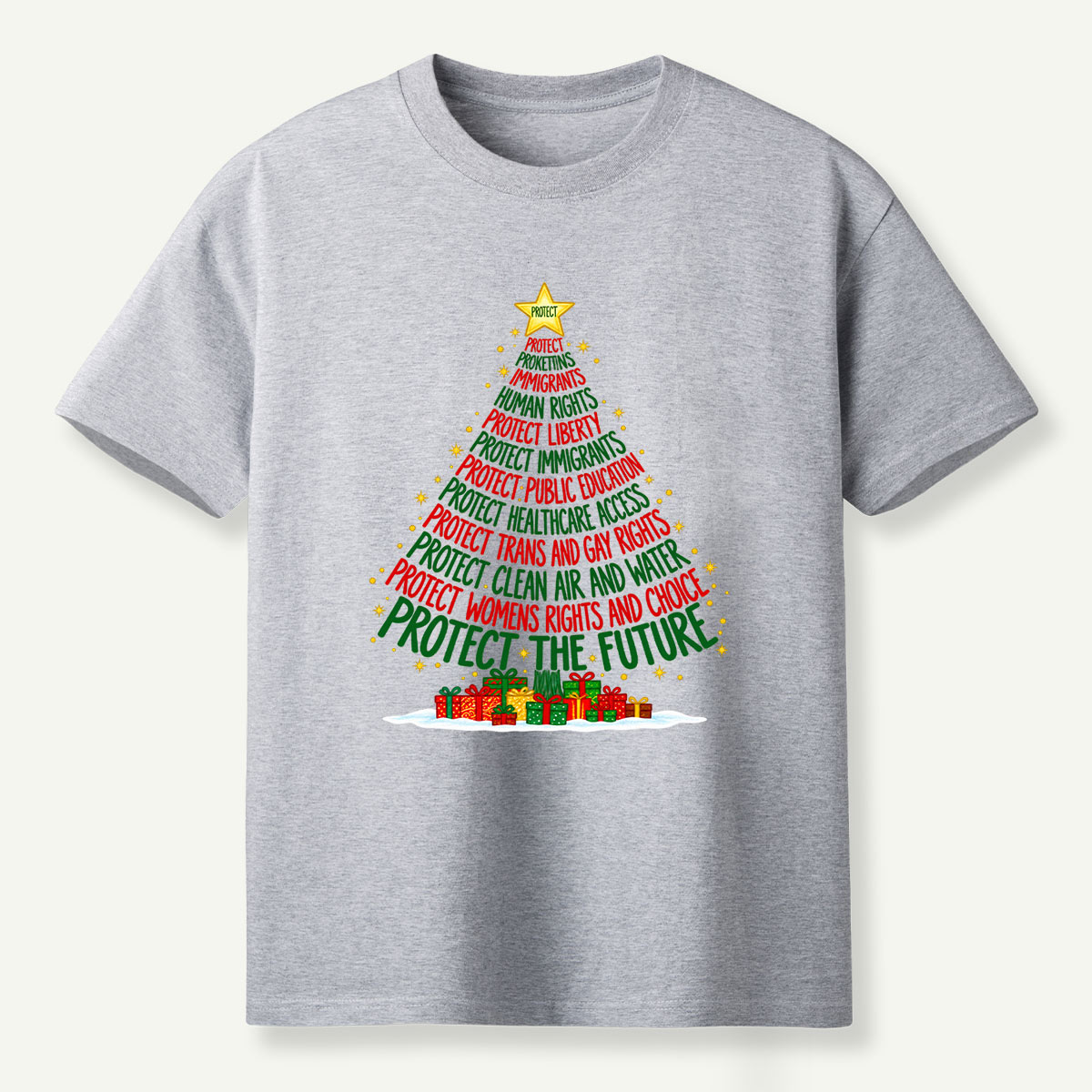 Protect The Future Christmas Tree T-Shirt