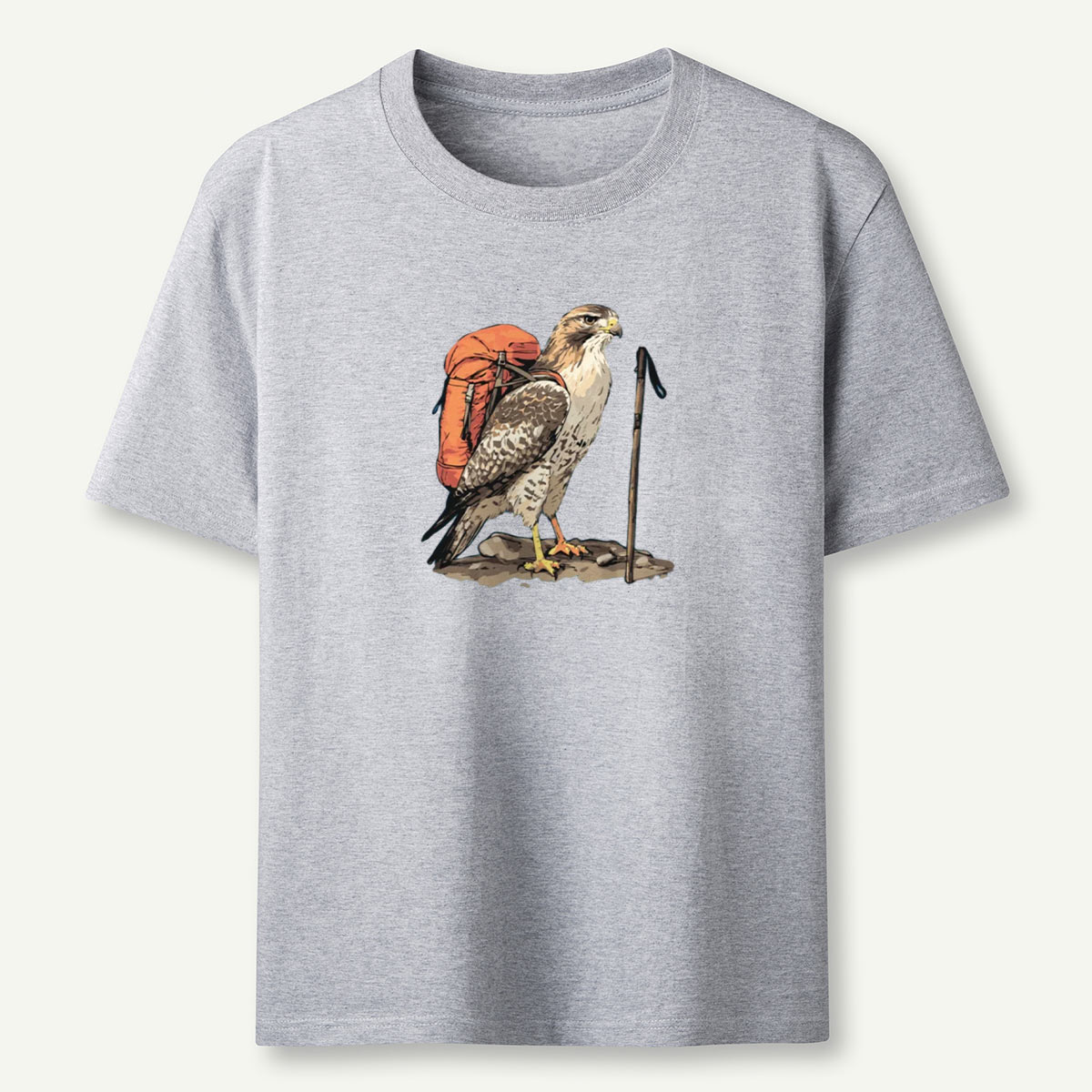 Alaskan Red-tailed Hawk Backpacker T-Shirt