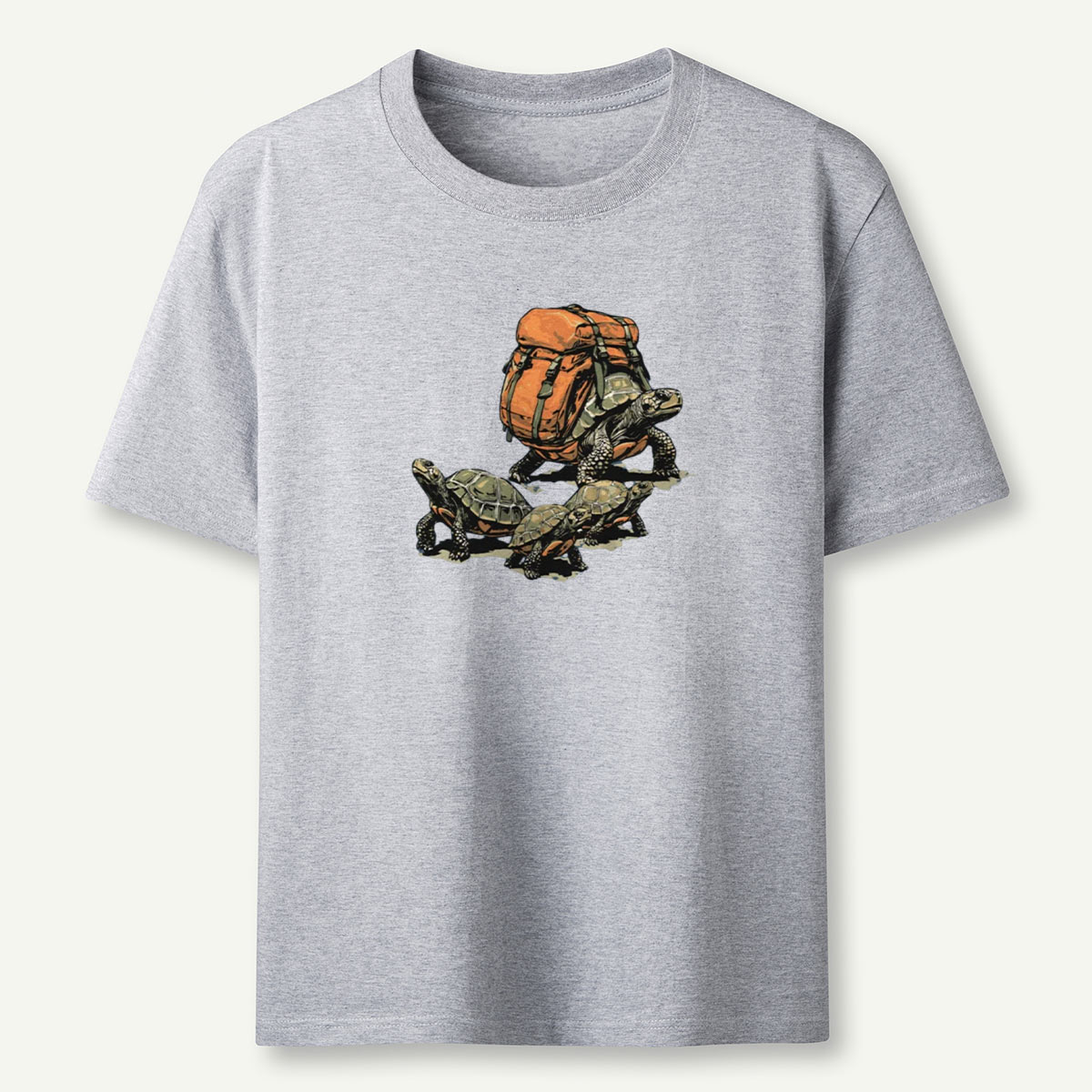 Turtle Family Backpacker -Shirt