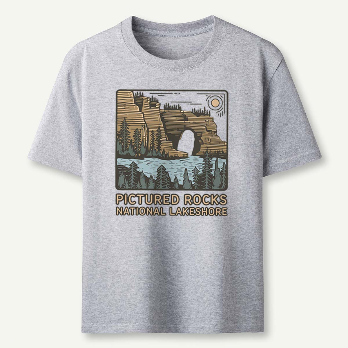 Pictured Rocks National Lakeshore Tee Cotton Classic T-Shirt