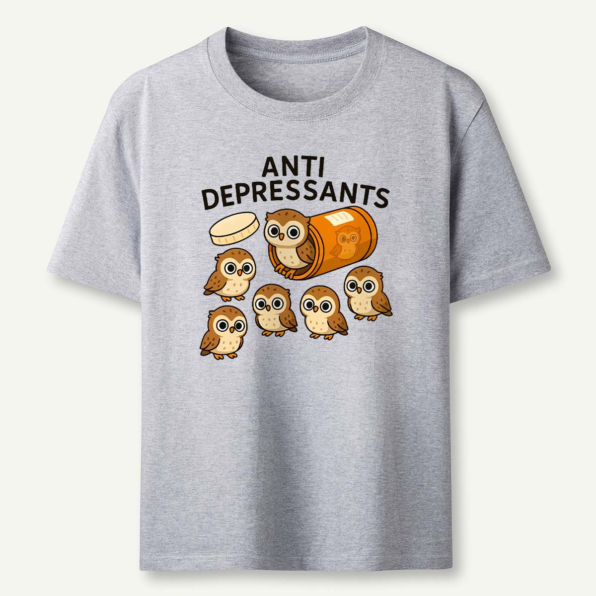 Anti Depressants Owl T-Shirt