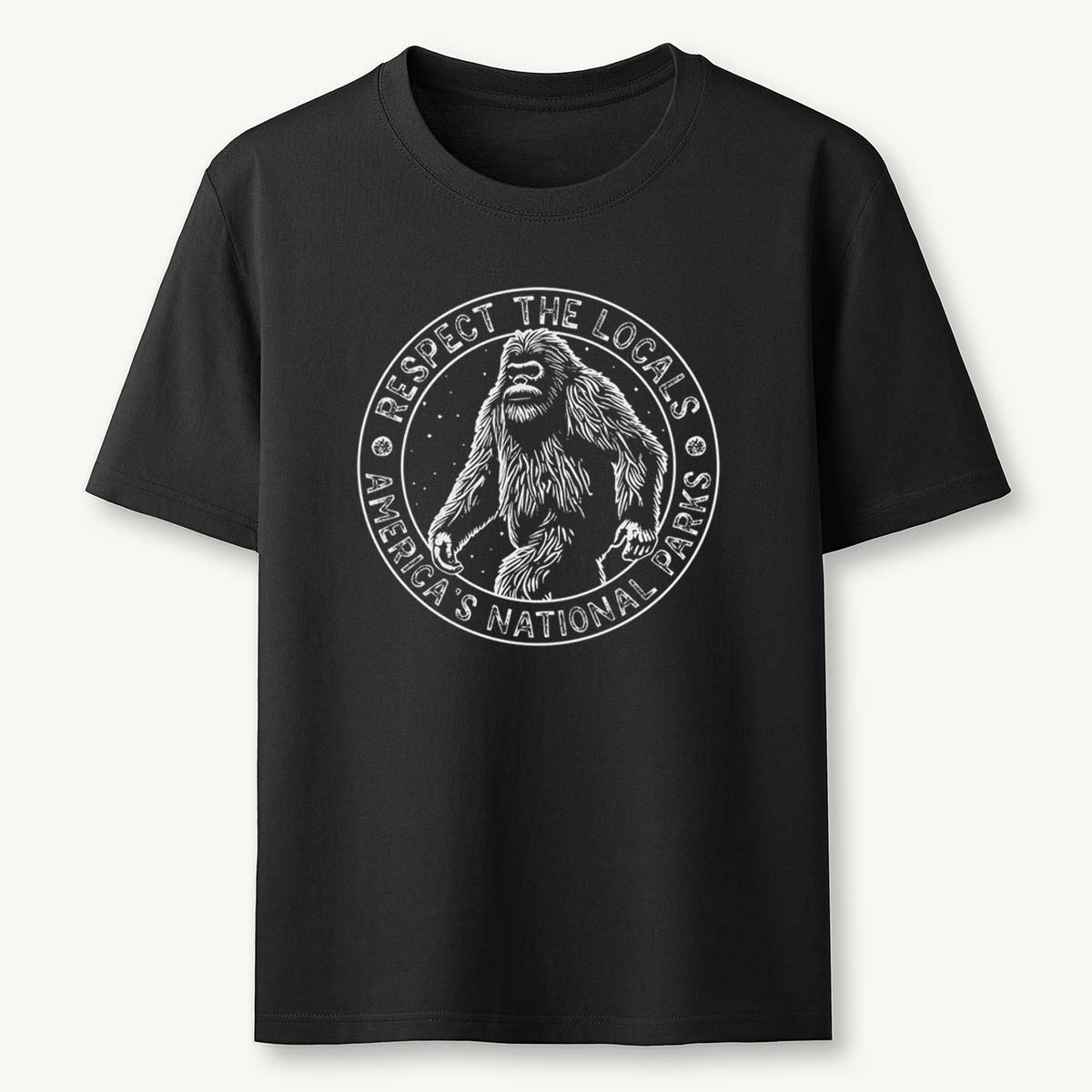 Respect The Locals Bigfoot T-Shirt