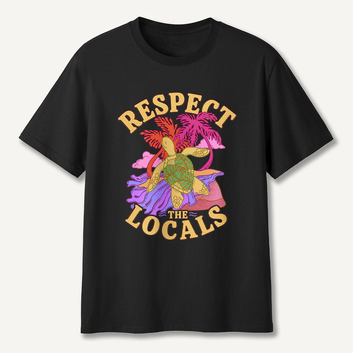 Sea Turtle Tropical Beach T-Shirt