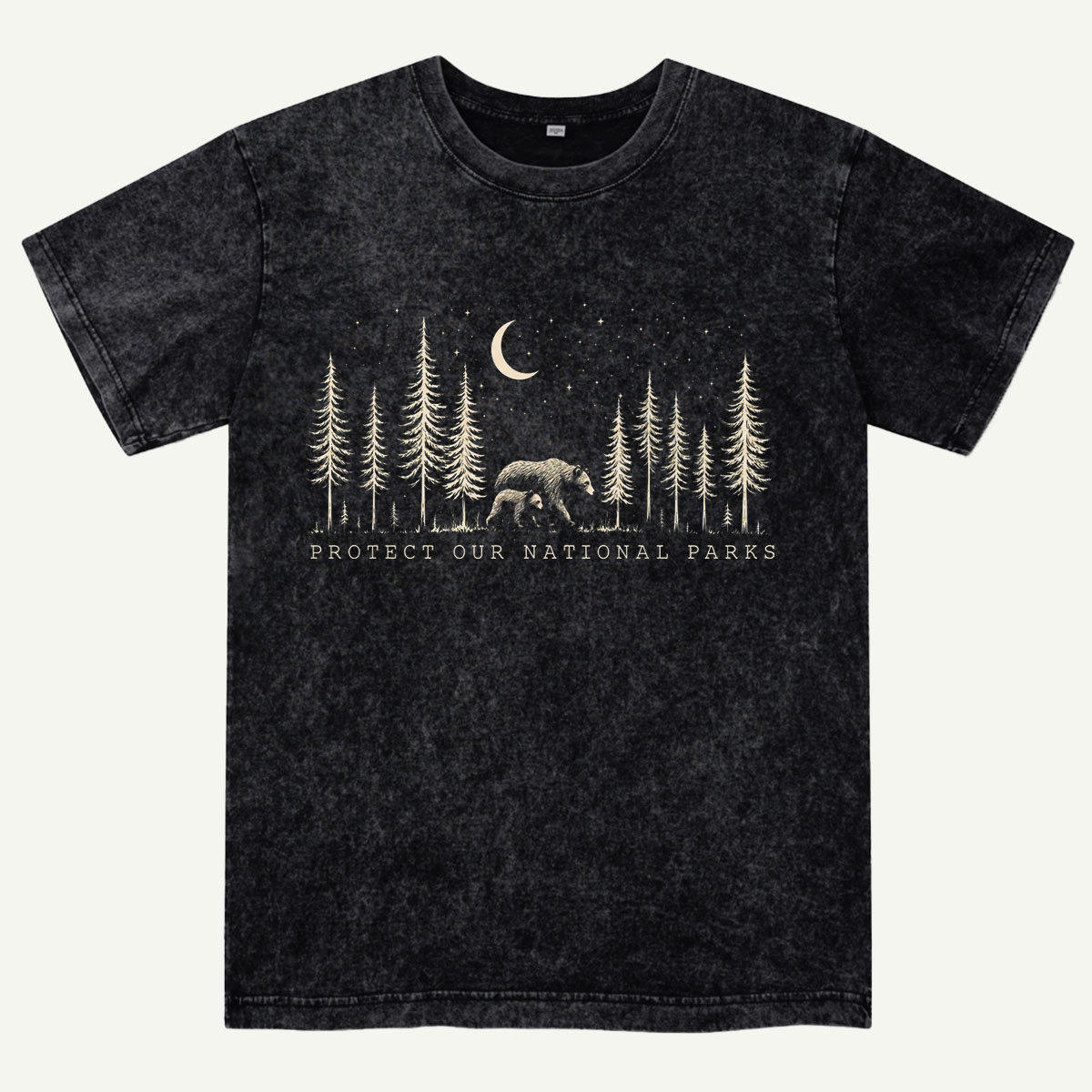 Protect The National Parks Environmental Activism Washed T-Shirt