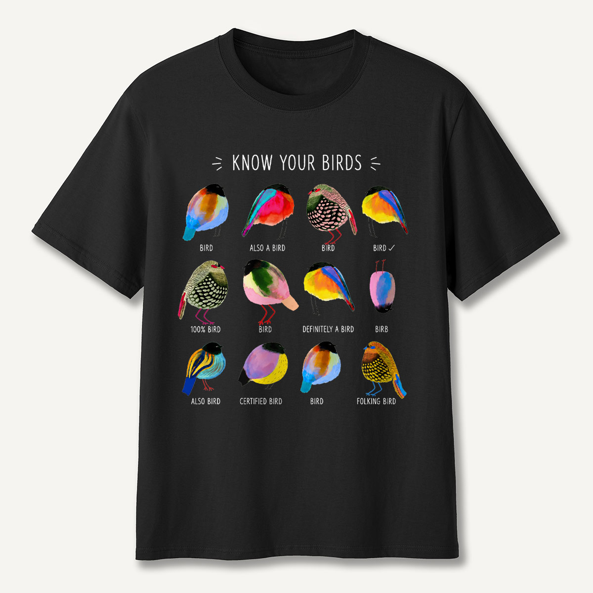 Colorful Bird Guide T-Shirt