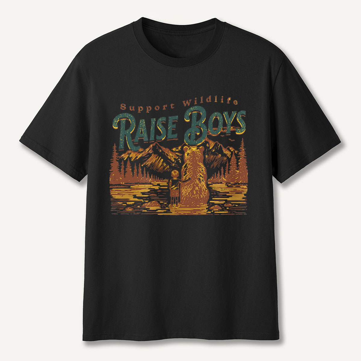 Wilderness Lake Family Bear T-Shirt