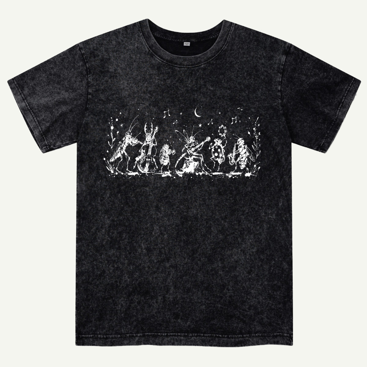 Forest Insect Orchestra Washed T-Shirt