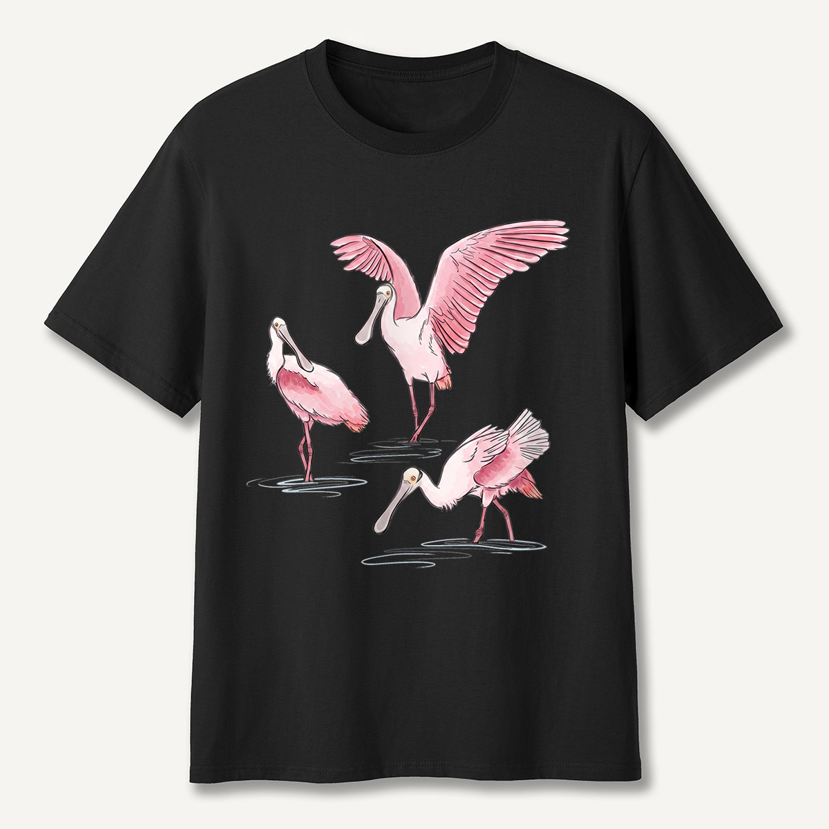 Roseate Spoonbill Bird T-Shirt