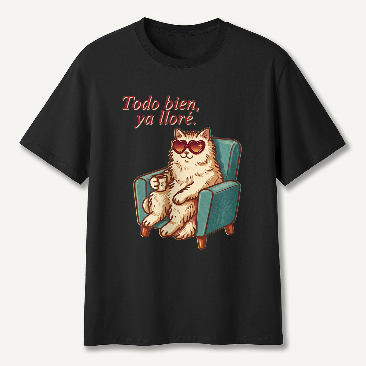 Coffee Cat Relax T-Shirt