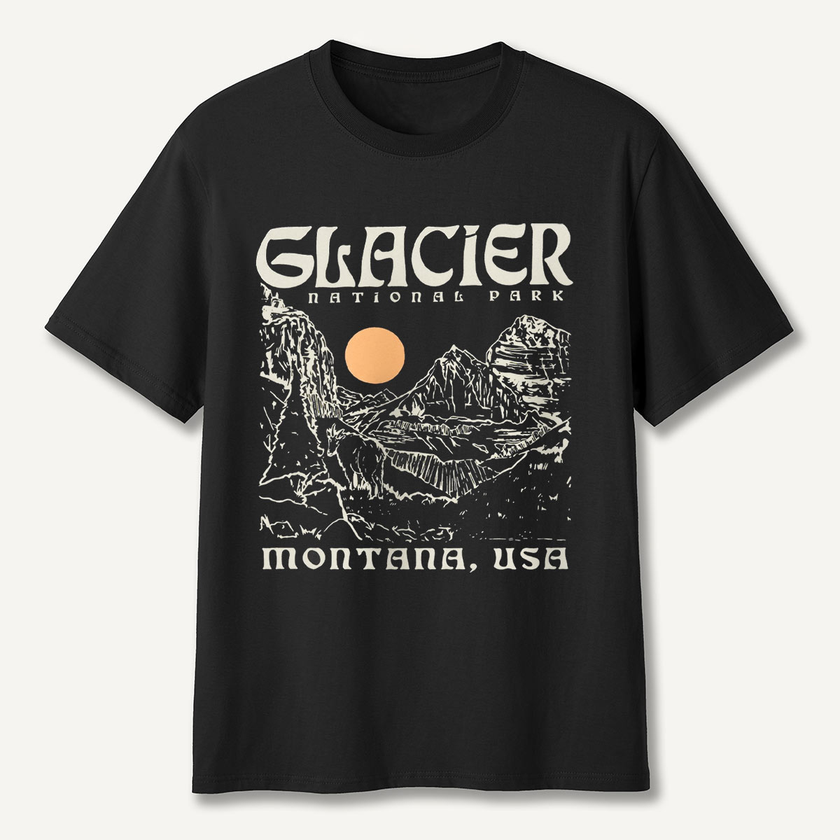 National Park Inspired Mountain T-Shirt
