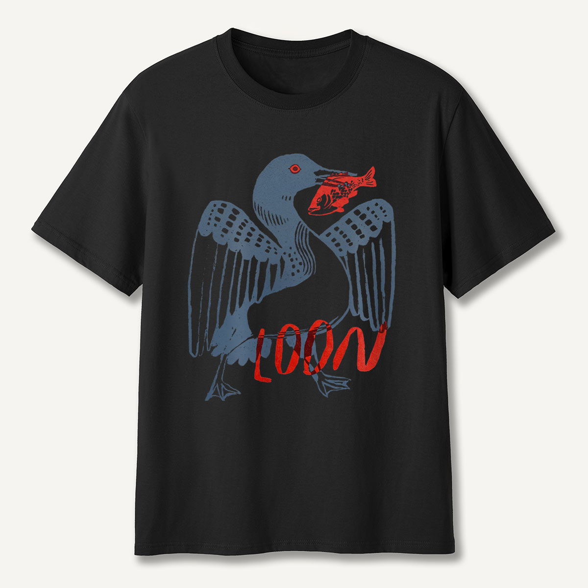 Coastal Bird & Fish T-Shirt