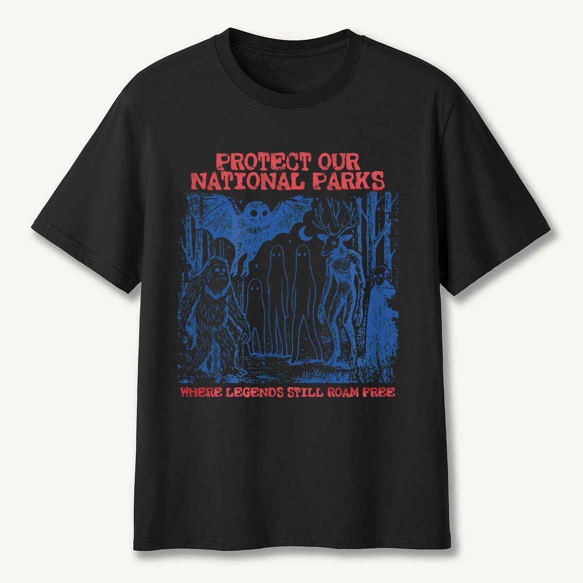 Cryptid National Parks Protect Our Parks T-Shirt