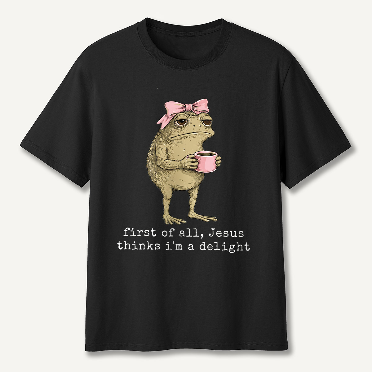 Sleepy Frog Coffee Lover T-Shirt