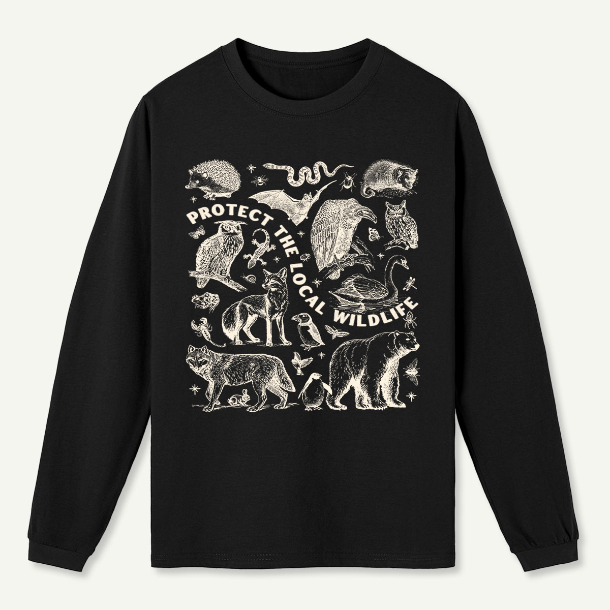 Protect the Local Wildlife Conservation Long Sleeve T-Shirt