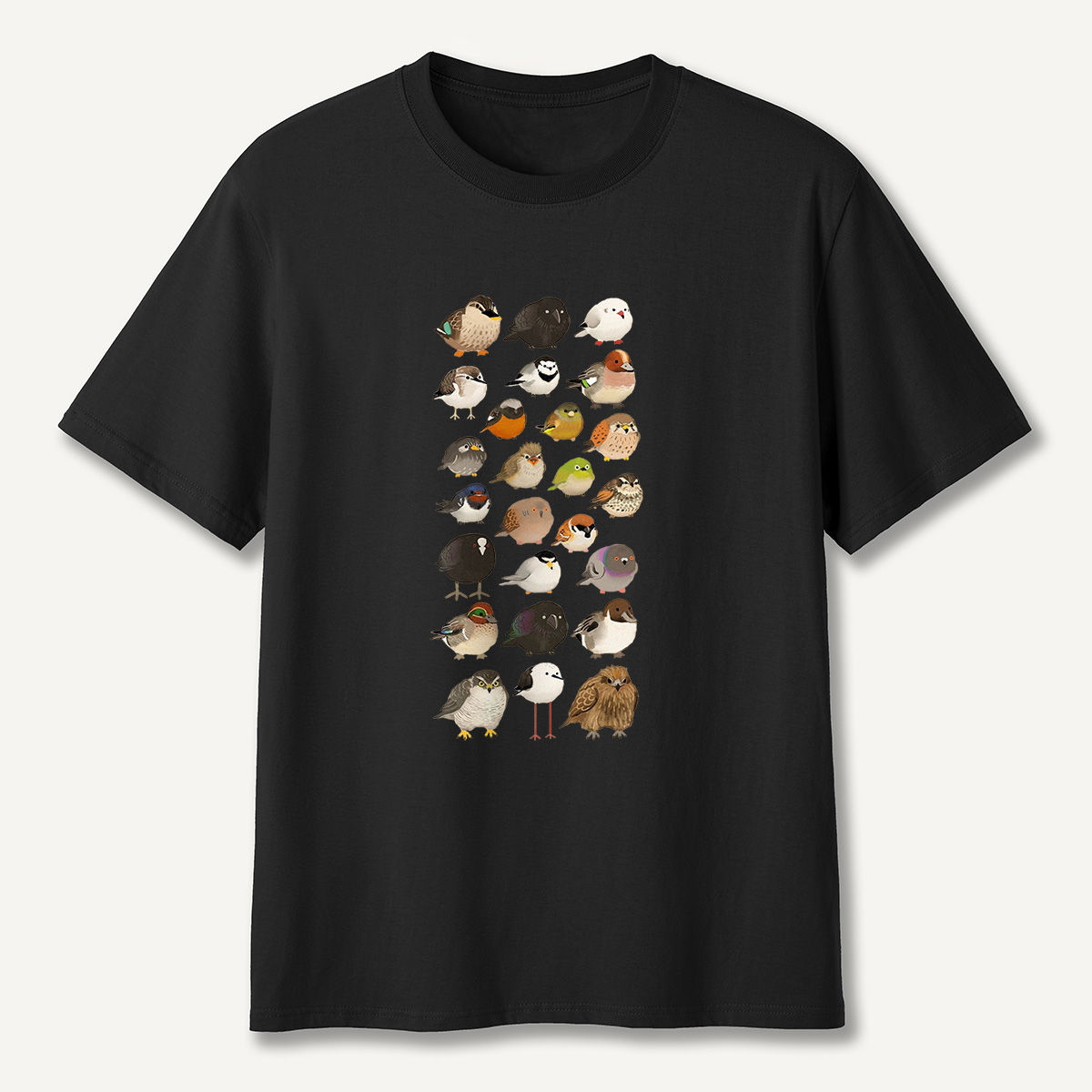 Bird Species Illustration T-Shirt