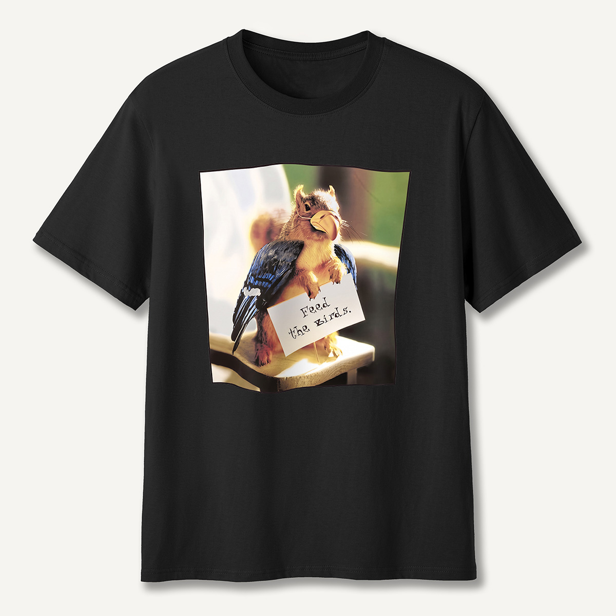 MDCTBYWY26071703Retro Feed The Birds T-Shirt