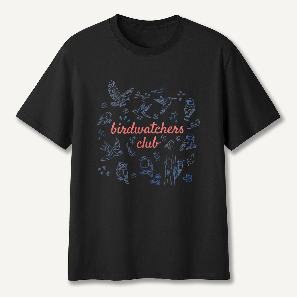 MDCTBYWY26072001 Birdwatchers Club T-Shirt