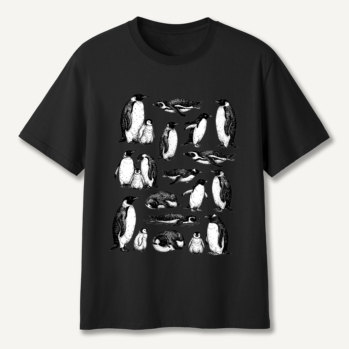 MDCTBYWY26072302 Penguin Naturalist T-Shirt