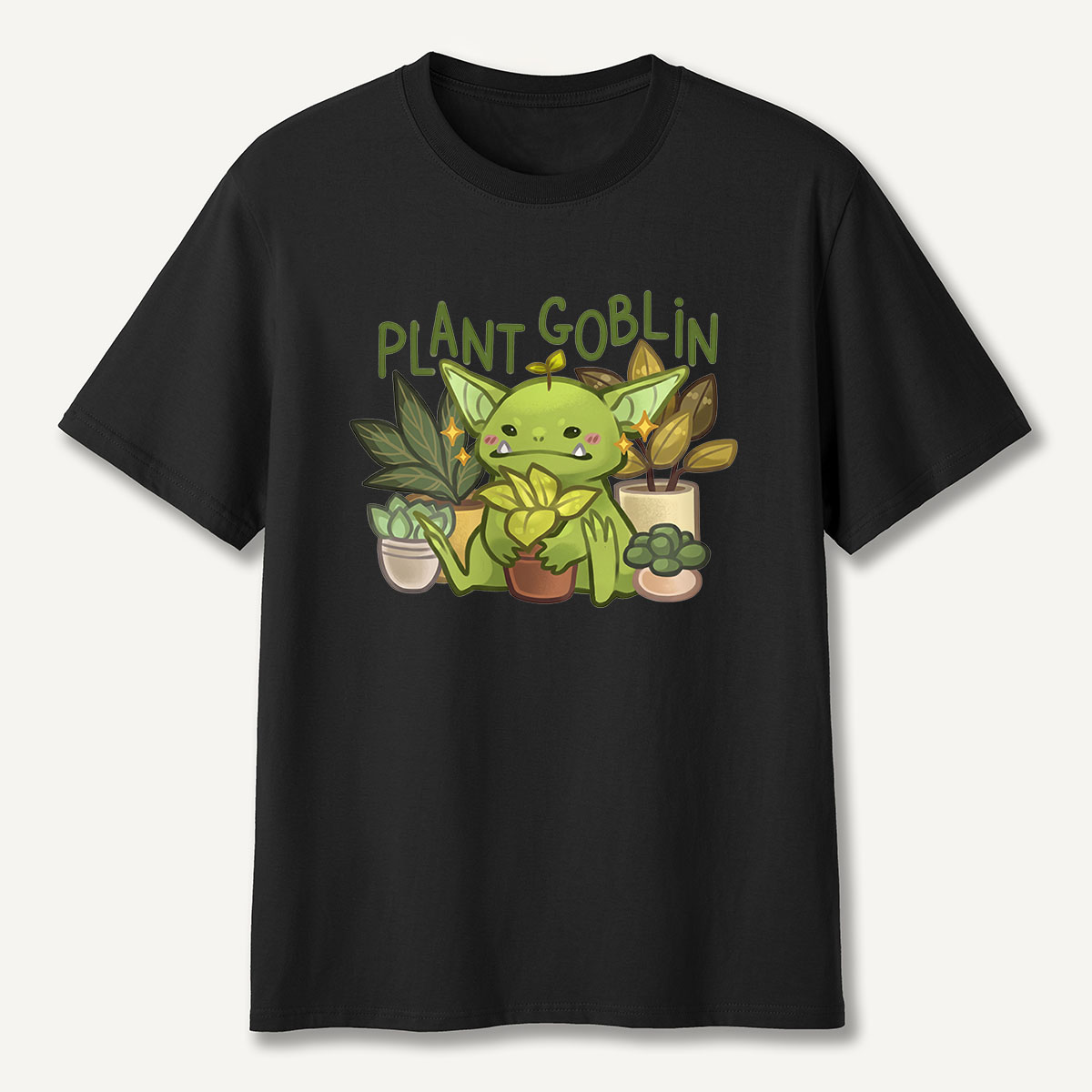 MDCTBYWY26072404 Plant Goblin T-Shirt