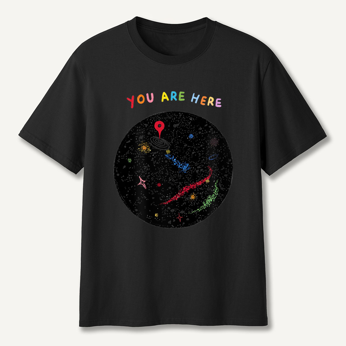MDCTBYWY26072410 You Are Here T-Shirt