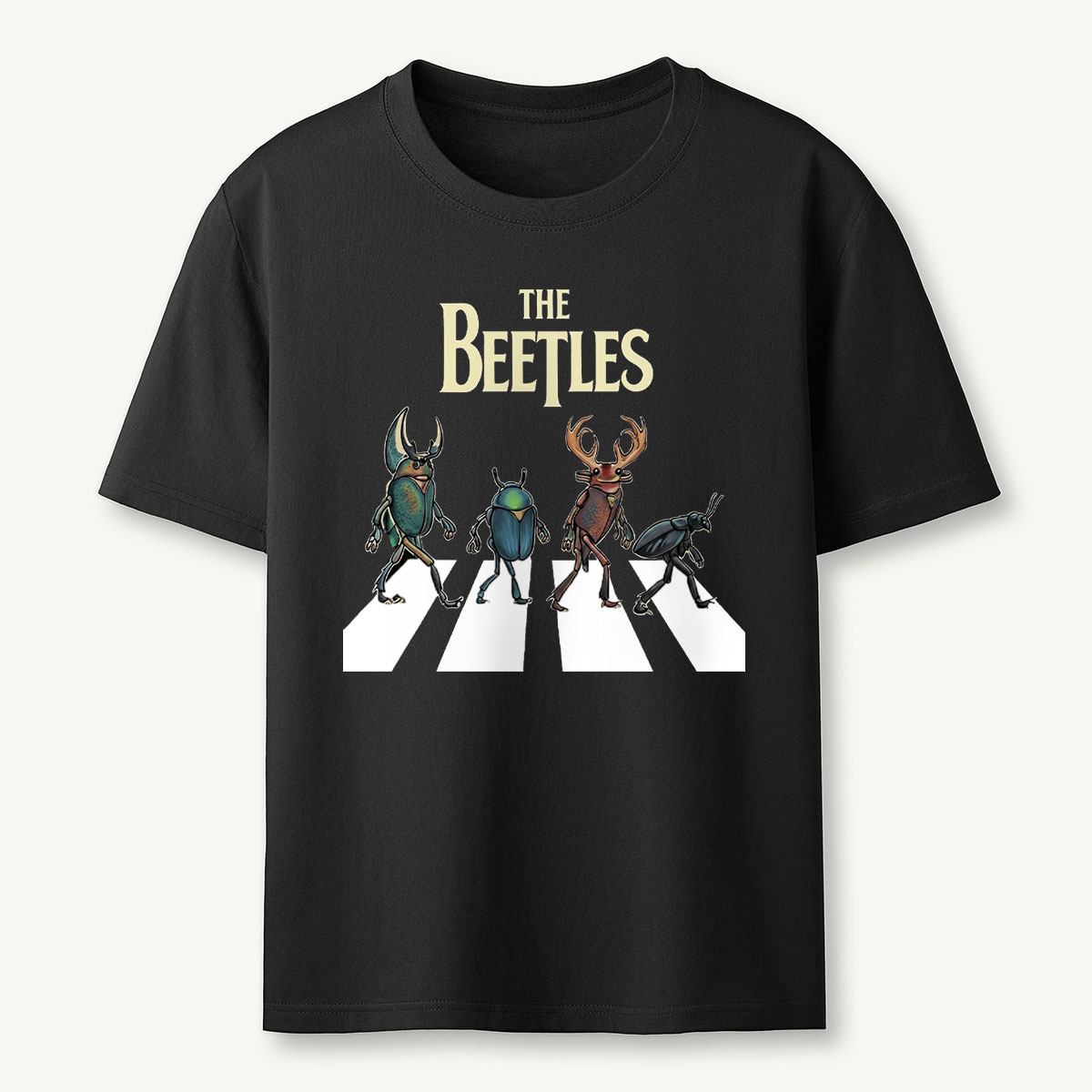 The Beetles Funny Insect Band  T‑Shirt
