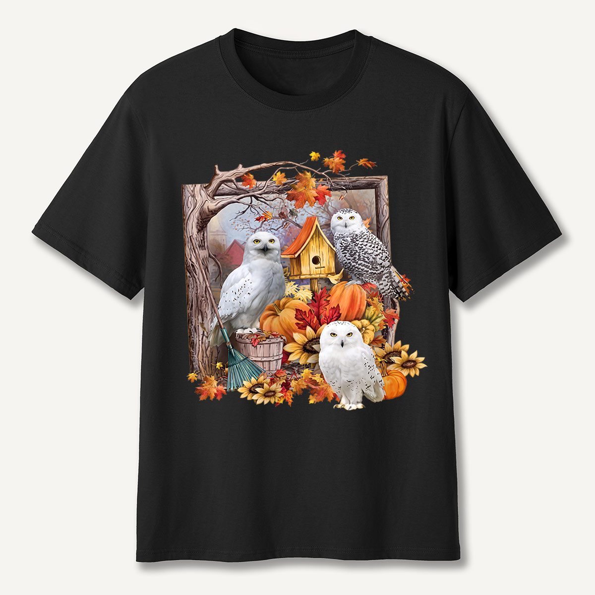 Autumn Snowy Owls T-Shirt
