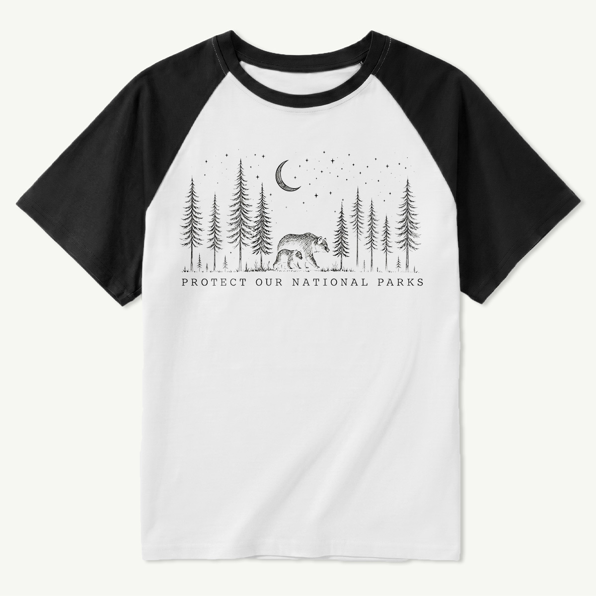 Protect The National Parks Environmental Activism Raglan T-Shirt