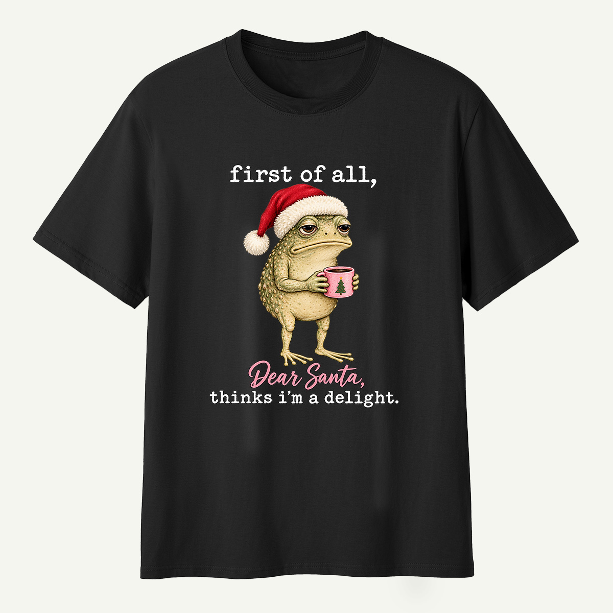 First Of All Dear Santa Thinks Im A Delight T-Shirt