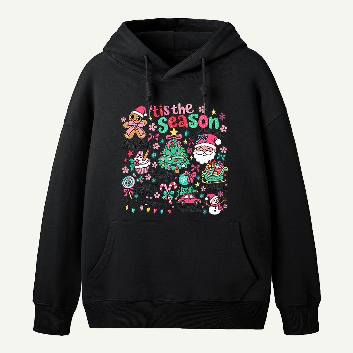 Tis The Season For Resistance Christmas Justice And Equality Collage Hoodie