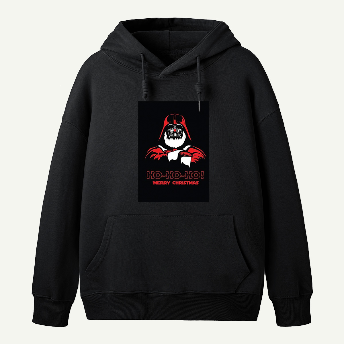 Ho Ho Ho Merry Christmas Darth Vader Santa Parody Hoodie