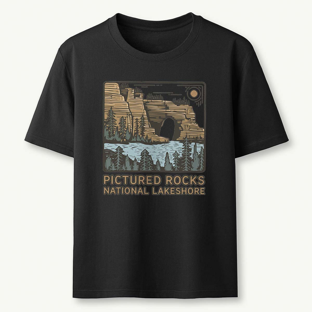 Pictured Rocks National Lakeshore Tee Cotton Classic T-Shirt