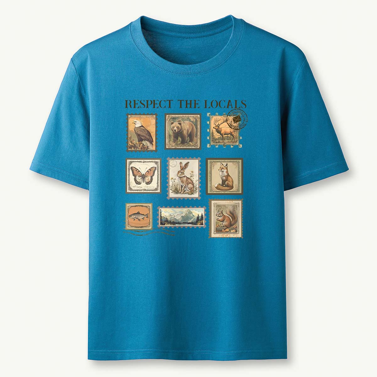 Respect The Local Wildlife Animal Lover T-Shirt