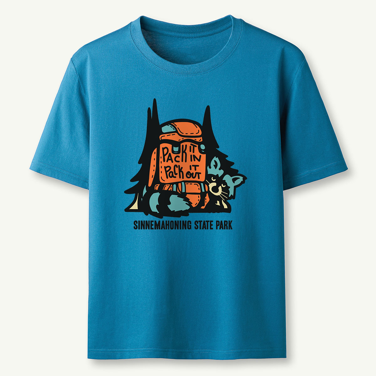 Raccoon in Pack Tee Cotton Classic T-Shirt