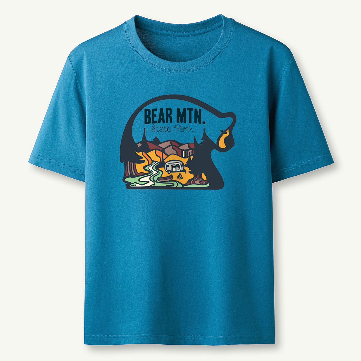 Camp Bear Tee Cotton Classic T-Shirt