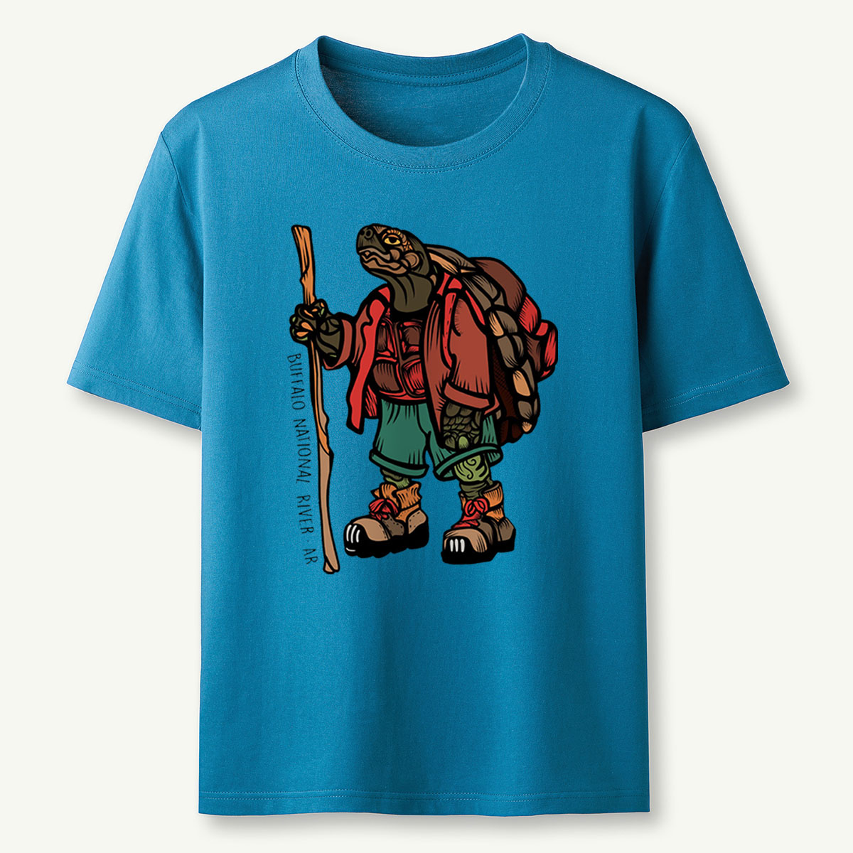 Turtle Hiker Tee Cotton Classic T-Shirt