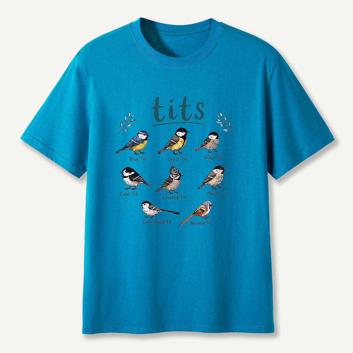 MDCTBYWY26072003 British Tits Identification T-Shirt