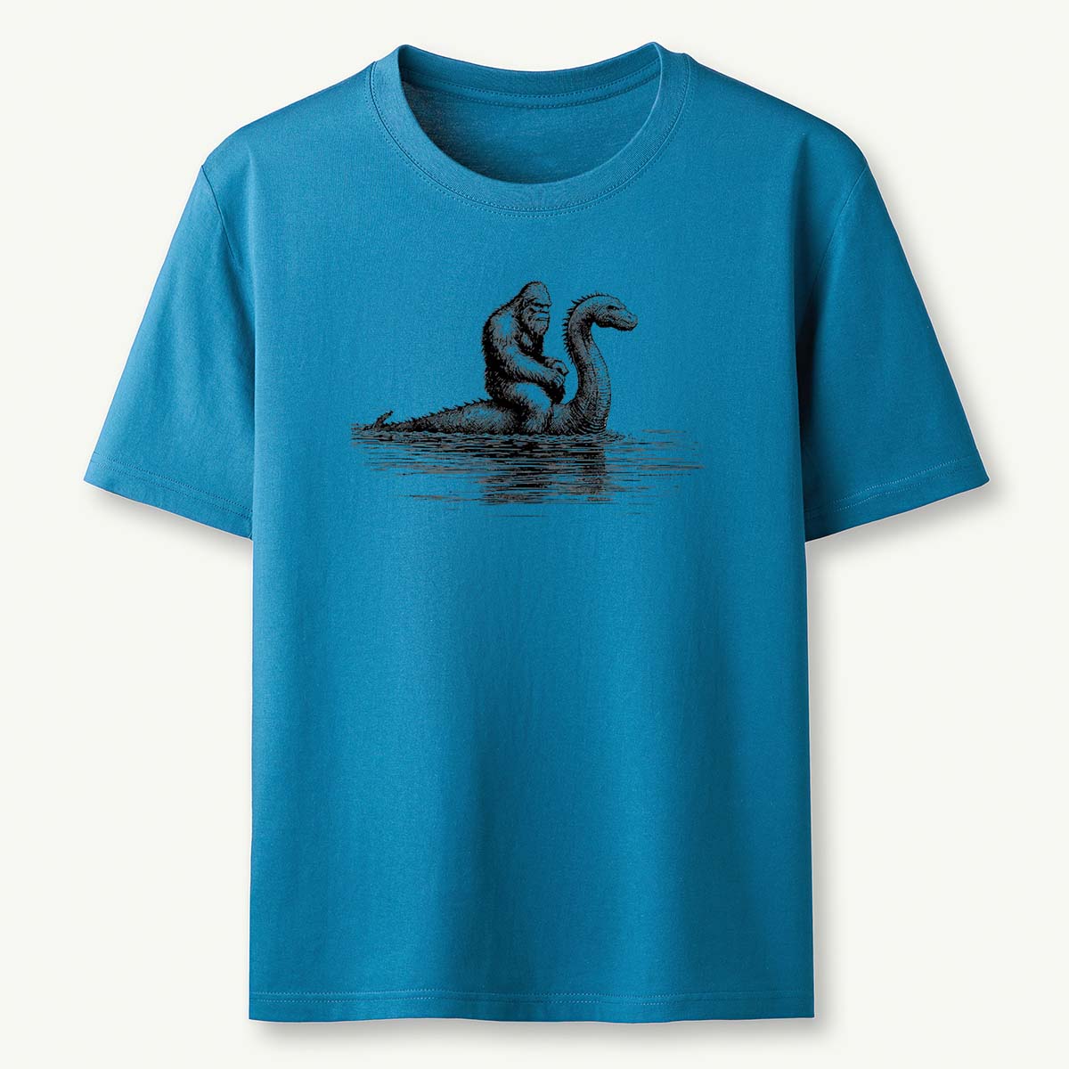 Hilarious Loch Ness Monster Sasquatch Graphic Bigfoot T-Shirt