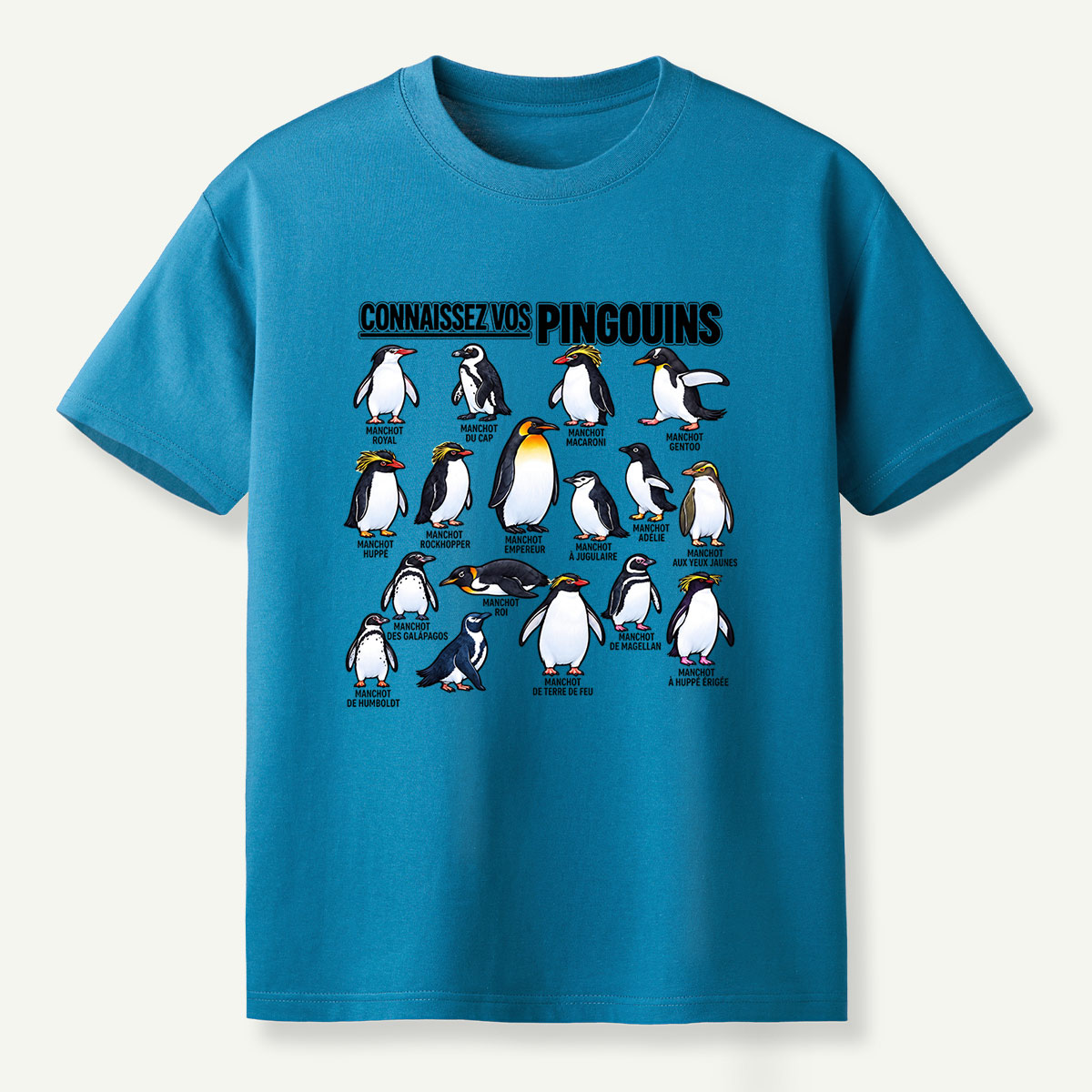 Connaissez Vos Pingouins Penguin Guide T-Shirt