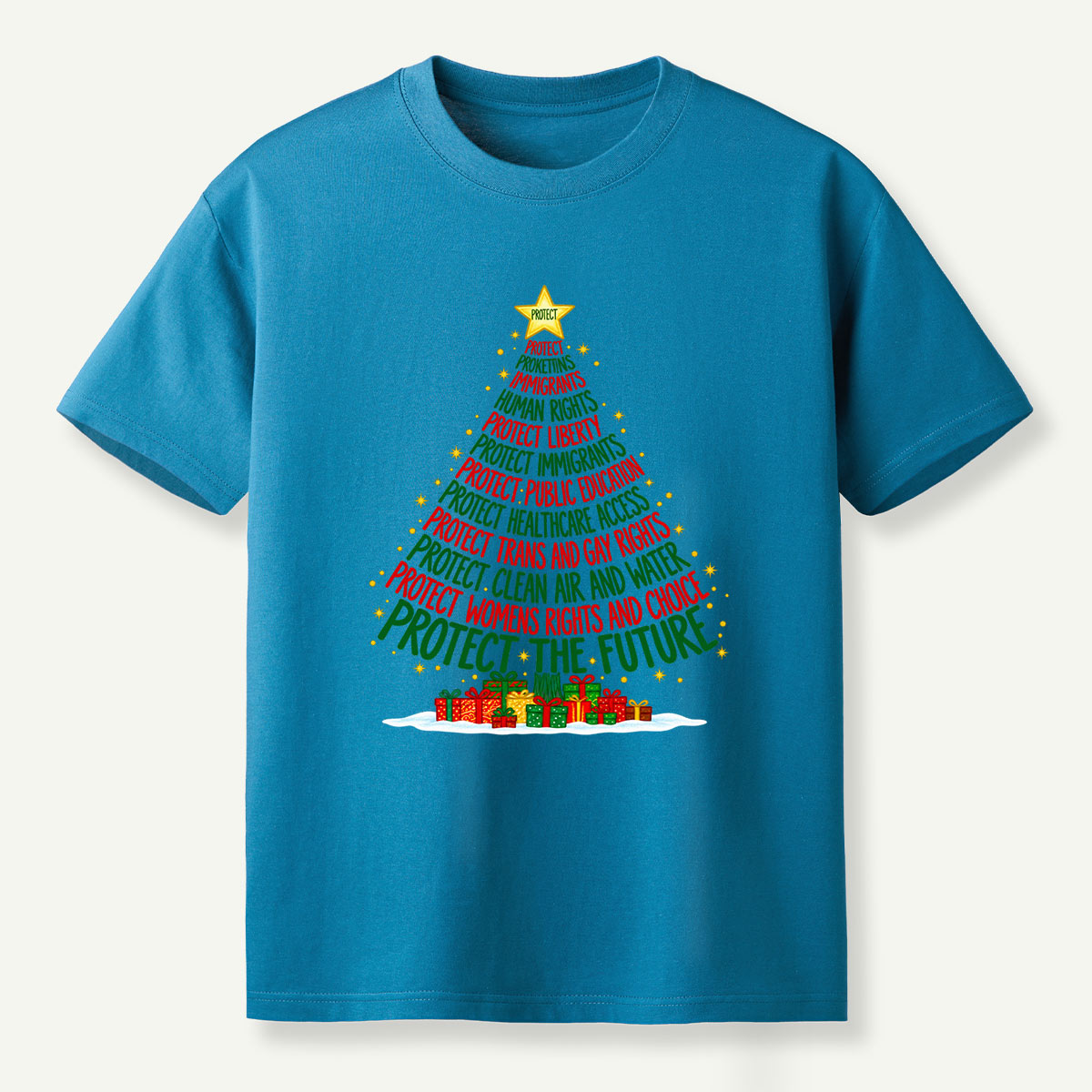 Protect The Future Christmas Tree T-Shirt