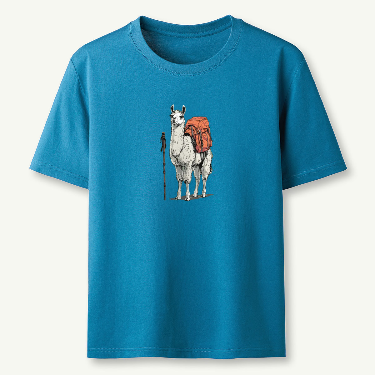Llama Backpacker T-Shirt
