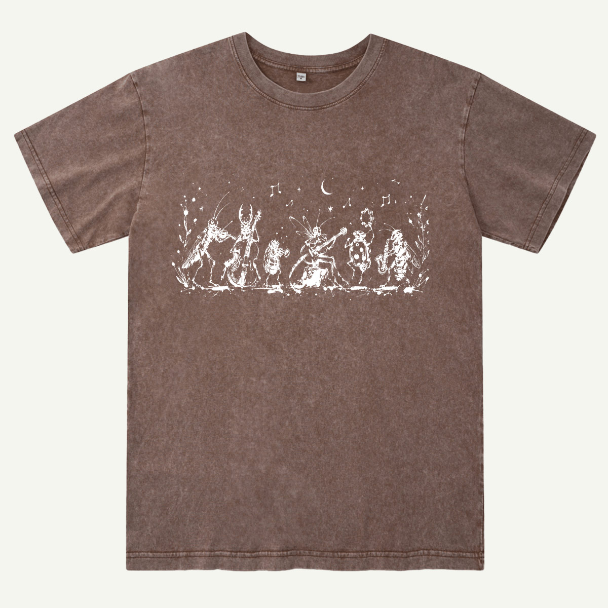 Forest Insect Orchestra Washed T-Shirt