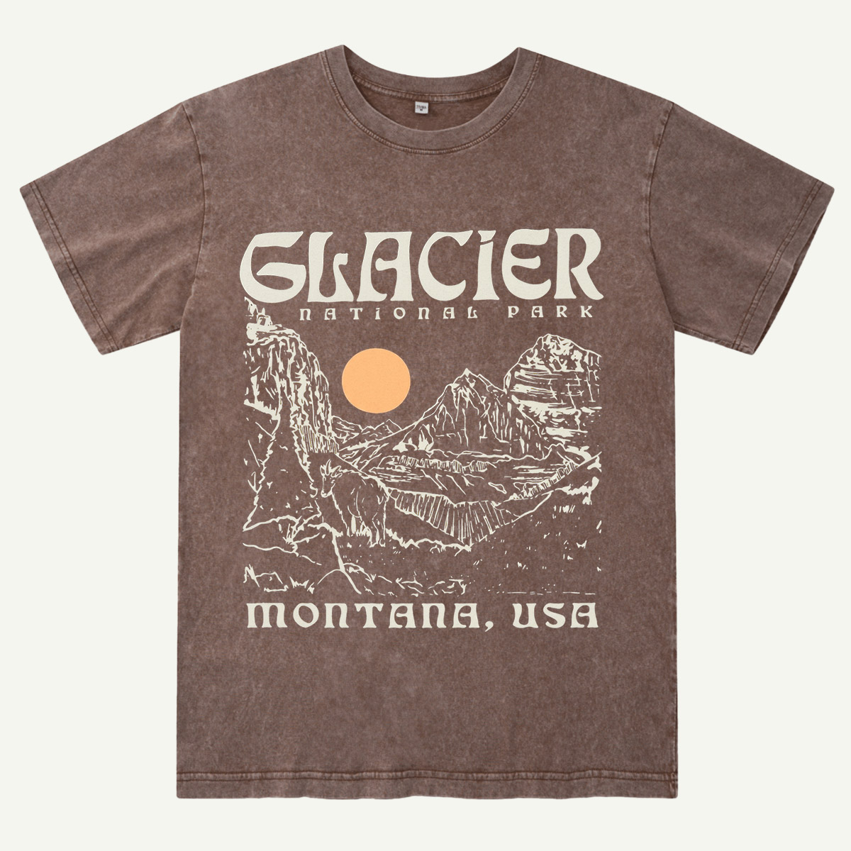 National Park Inspired Mountain Washed T-Shirt