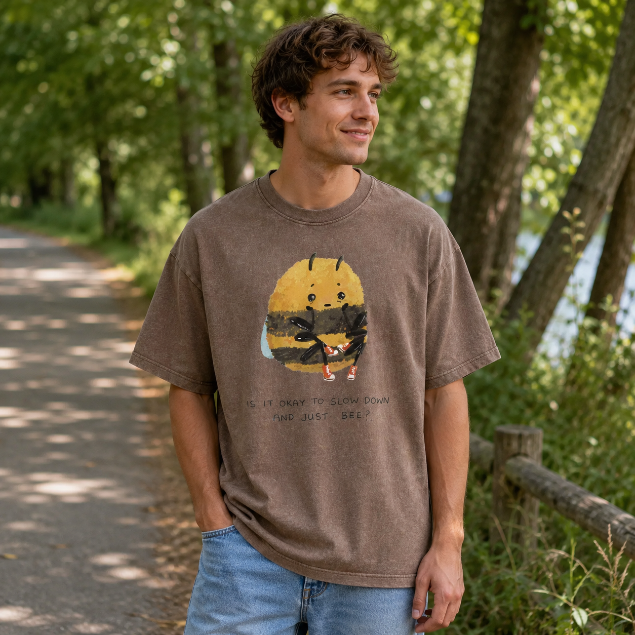 Slow Down and Just Bee Washed T-Shirt