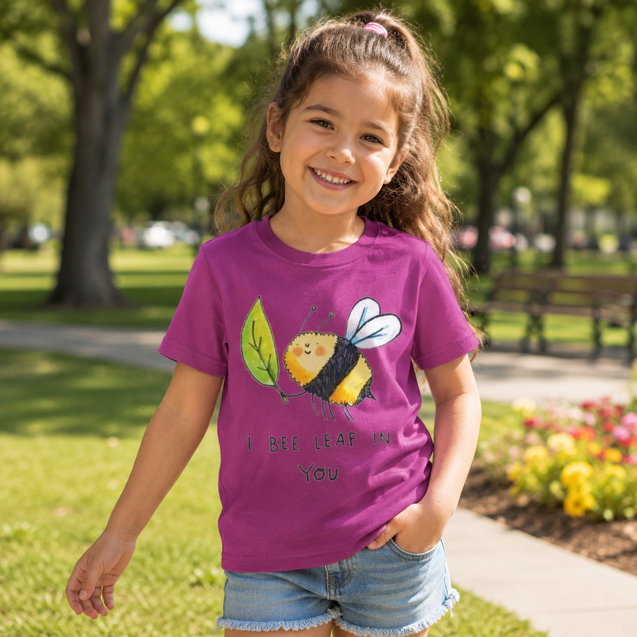 I Bee Leaf In You Kids T-Shirt
