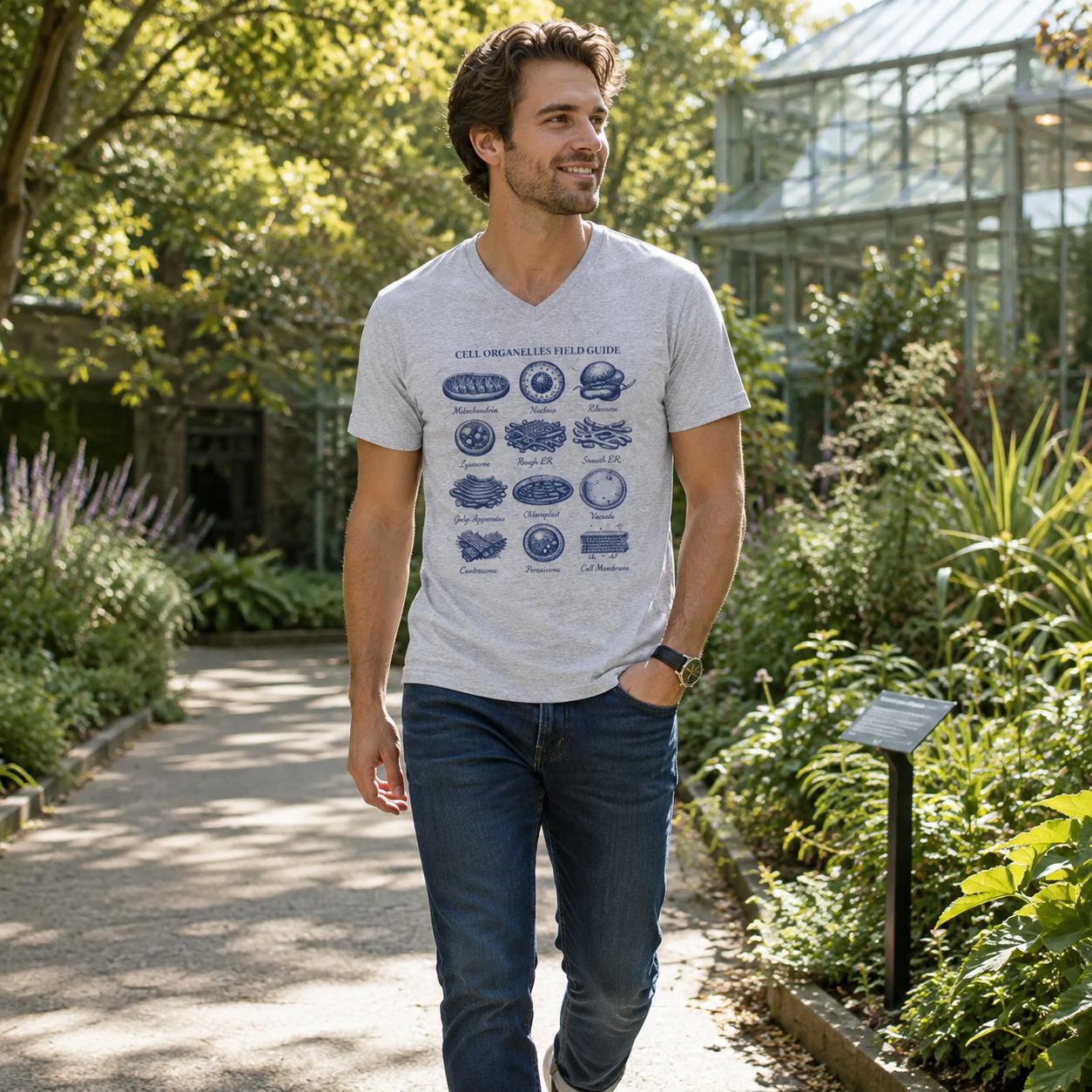 Cephalopods Of The World Marine Guide V-neck T-Shirt