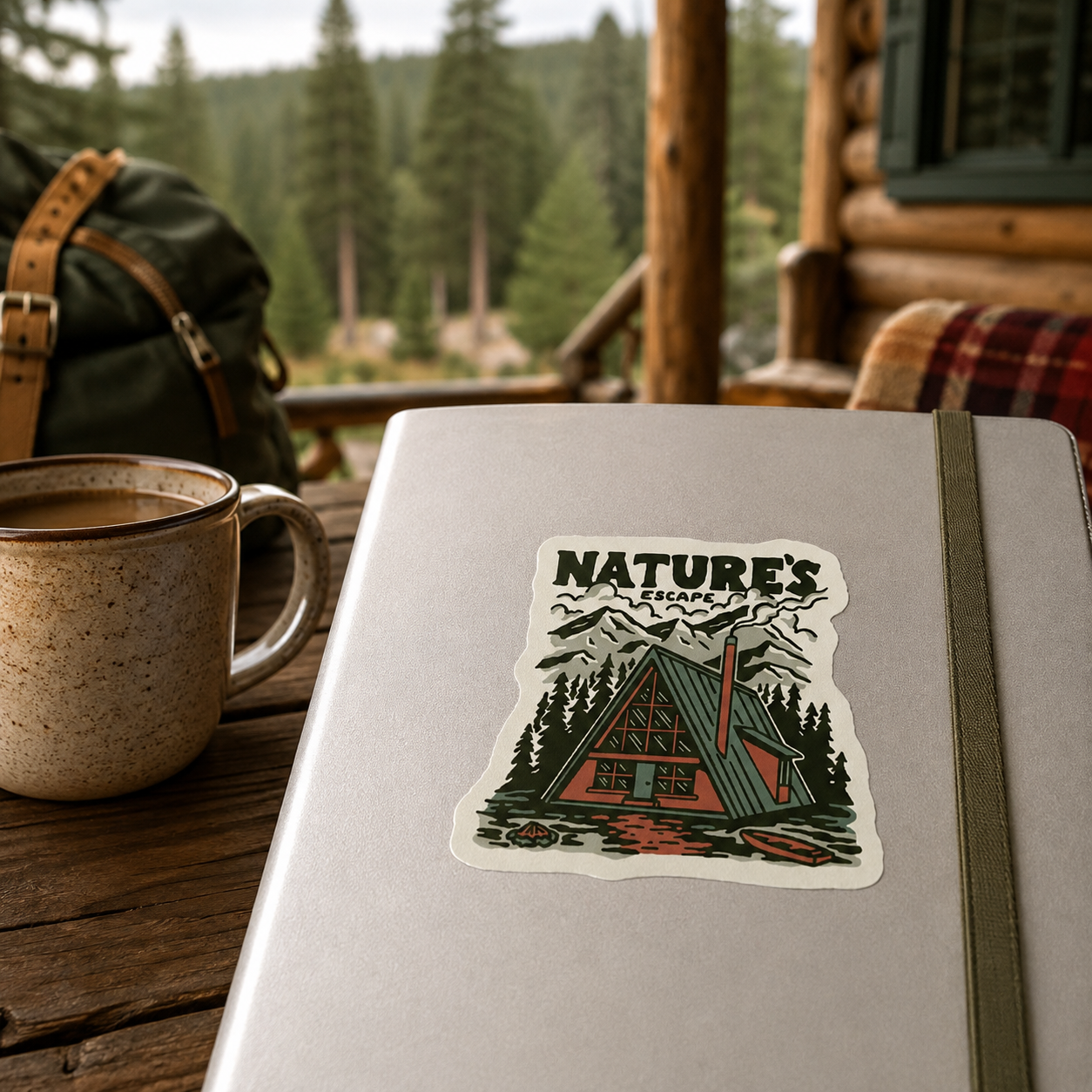 Nature's Escape Sticker