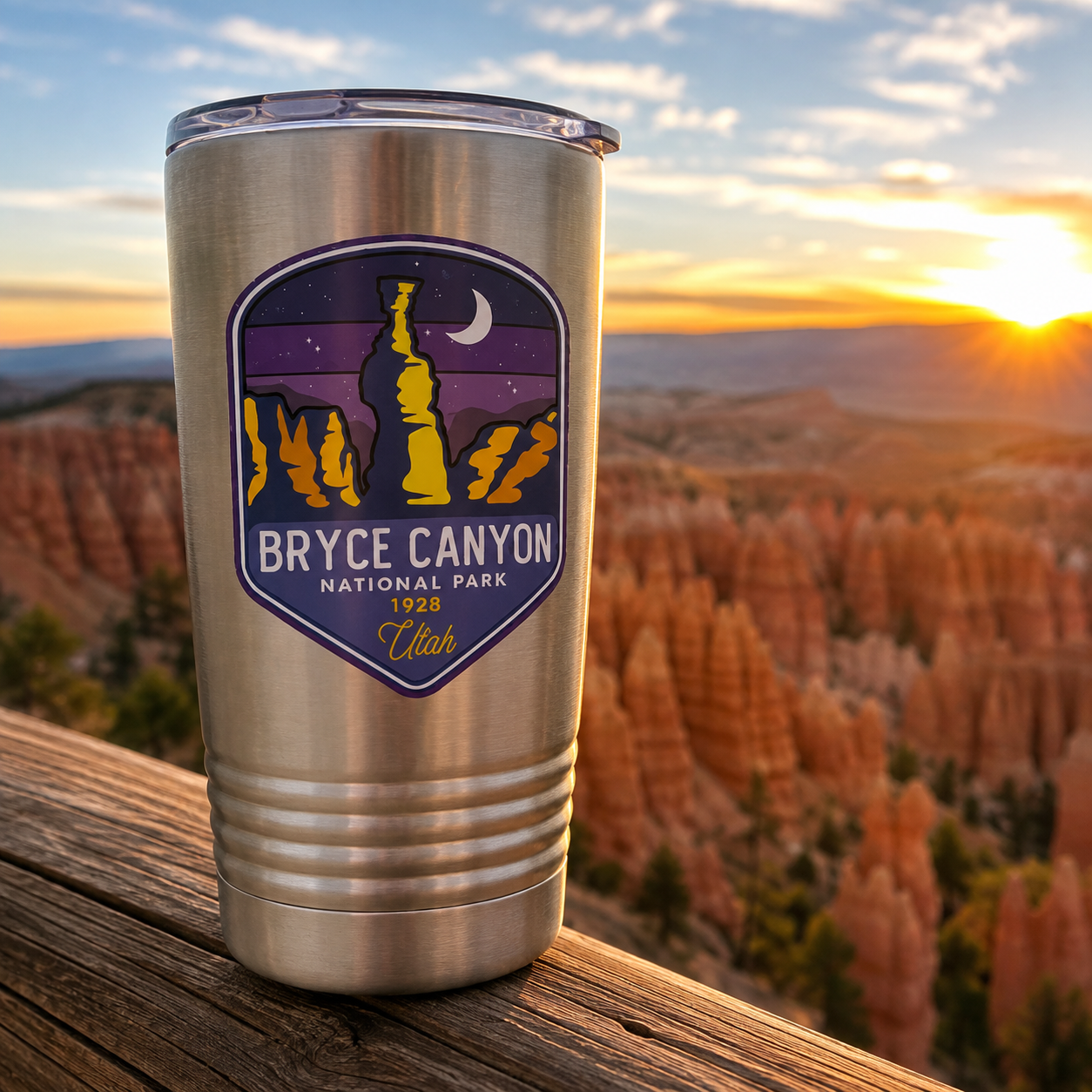 Bryce Canyon National Park Retro Sticker